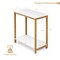 Costway 23'' Height 2-tier Side End Table with Bamboo Frame Modern Compact Nightstand